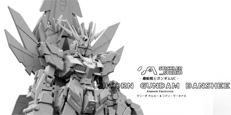Stickler Studio MGEX Unicorn Gundam Conversion Kit
