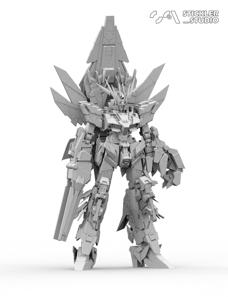Stickler Studio MGEX Unicorn Gundam Conversion Kit