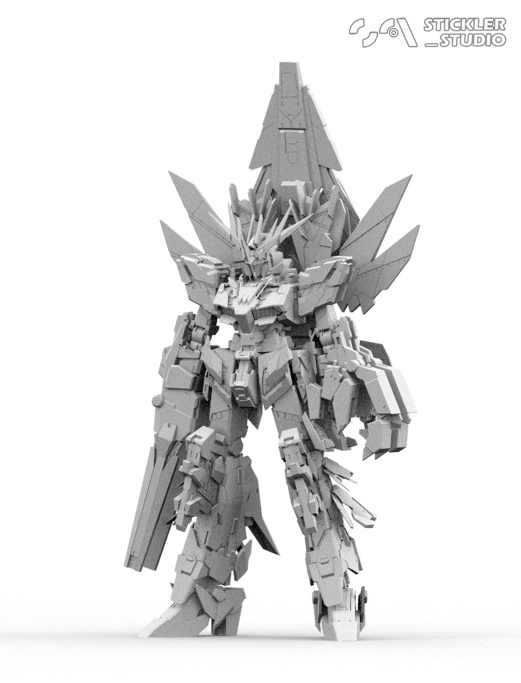 Stickler Studio MGEX Unicorn Gundam Conversion Kit
