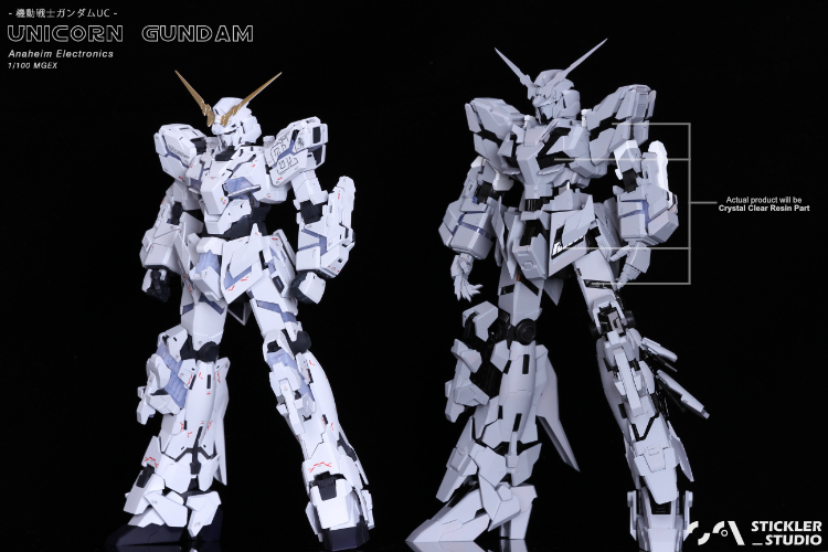 Stickler Studio MGEX Unicorn Gundam Conversion Kit