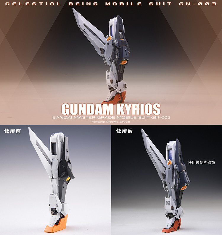 Fortune Meow's MG Gundam Kyrios Conversion Kit