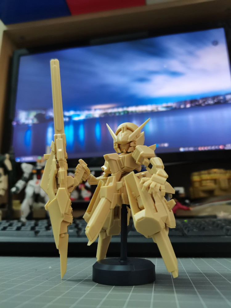 Model Bingo SD RX-124 Gundam TR-6 Woundwort Full Resin Kit