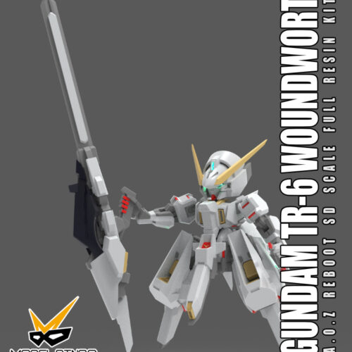 Model Bingo SD RX-124 Gundam TR-6 Woundwort Full Resin Kit