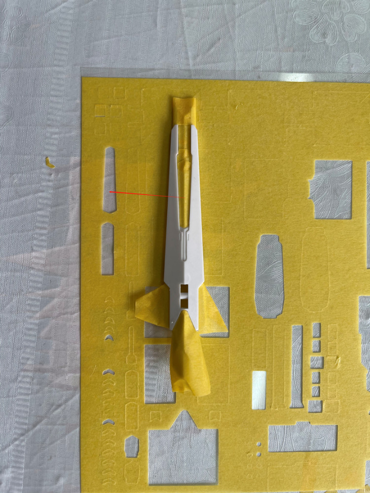 Y.G.C.P Precut Masking Tape For YJL Hi-Nu & Nu Gundam Fin-Funnel Set