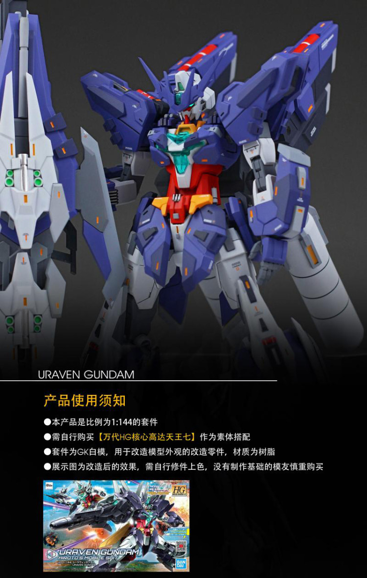 Boom Hobby 1/144 Uraven Gundam Conversion Kit