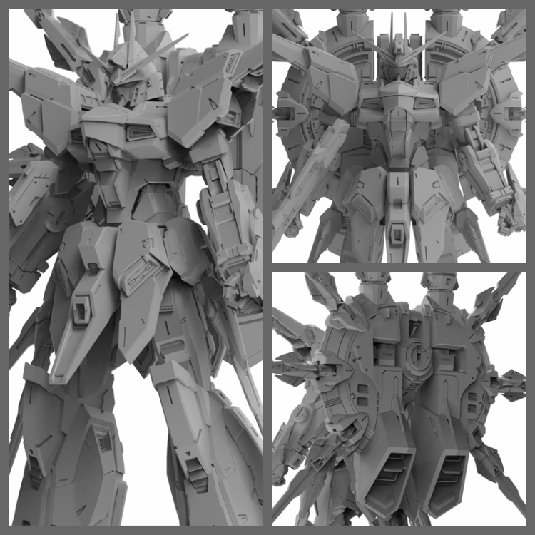 AC Studio 1 100 ZGMF X666S Legend Gundam Full Conversion Kit 01