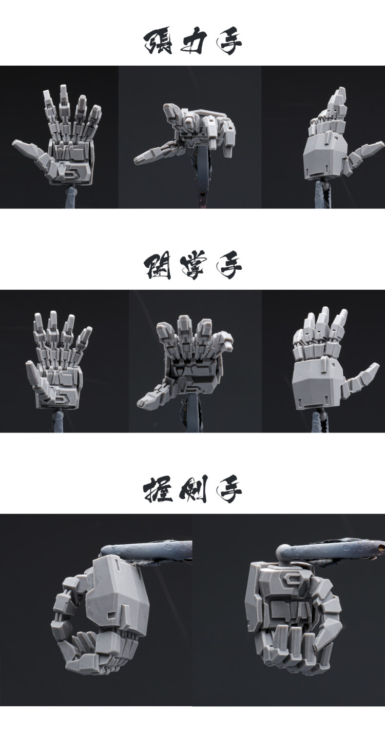 Silveroaks Resin High Details Gundam Hand Set Type G 06