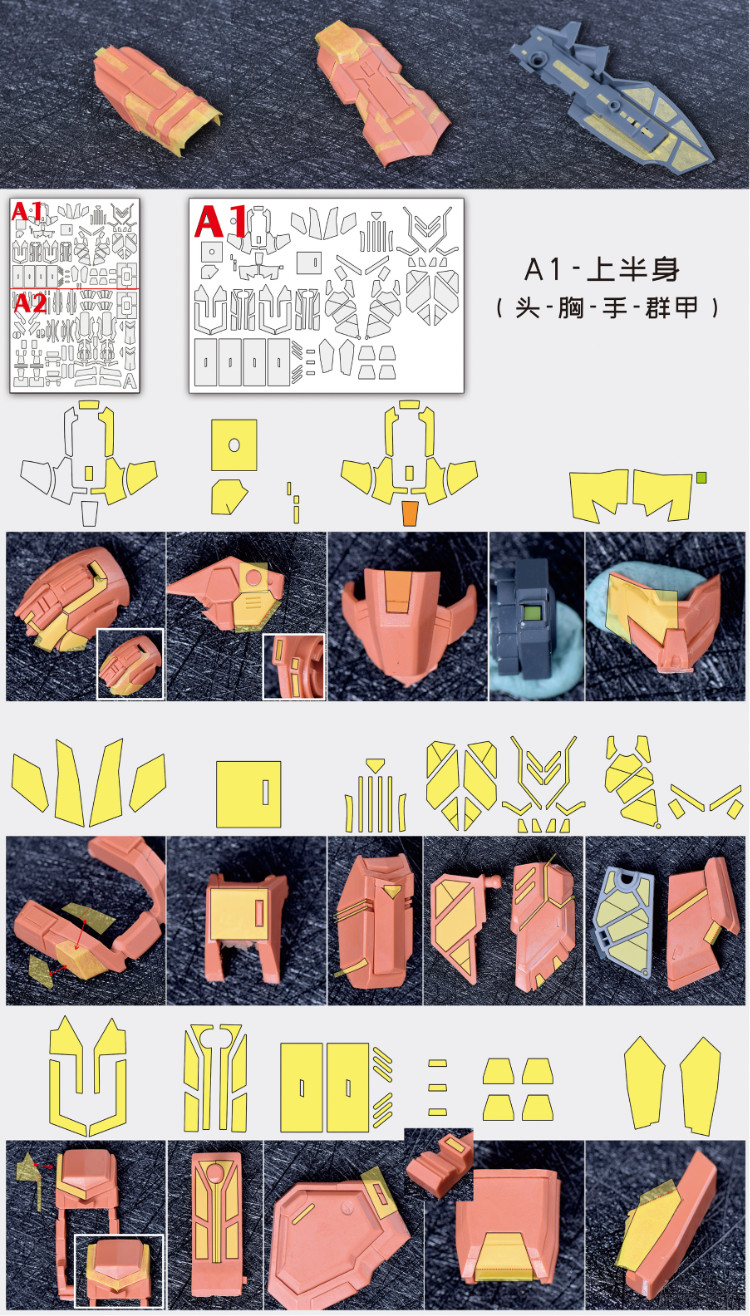 Cantonese.C Studio Precut Masking Tape For Aether Jesta Set