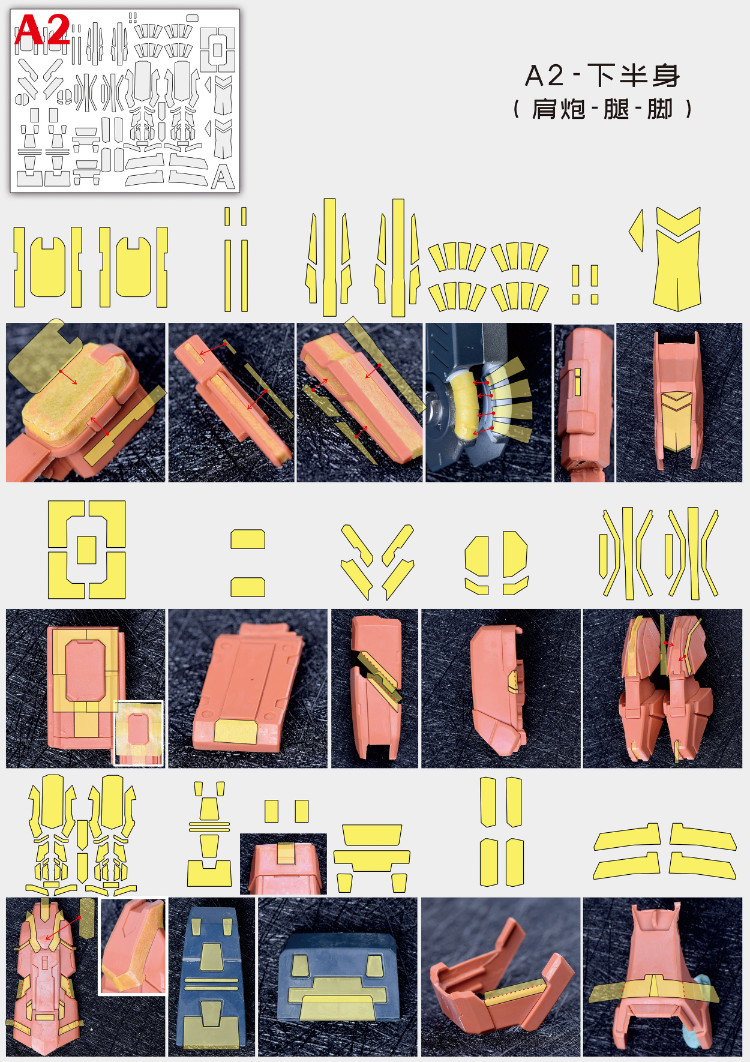 Cantonese.C Studio Precut Masking Tape For Aether Jesta Set