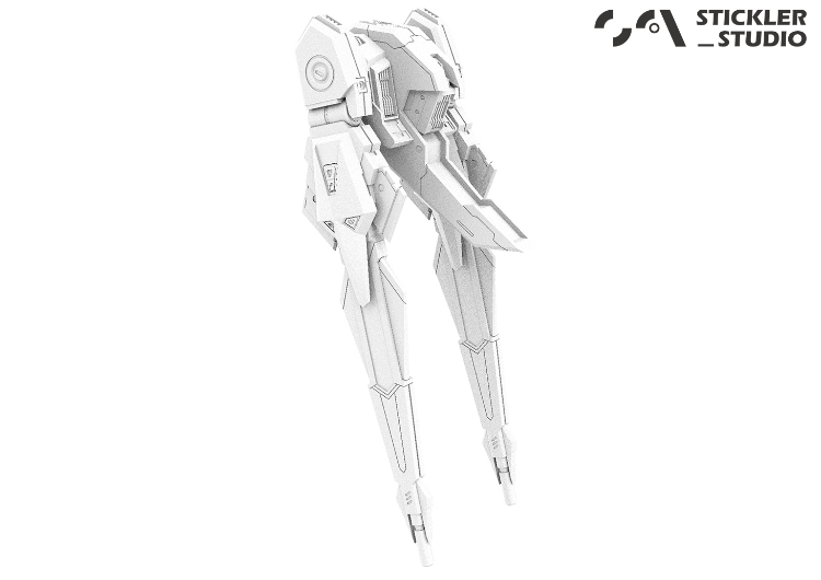 Stickler Studio 1-100 Eclipse Gundam Conversion Kit