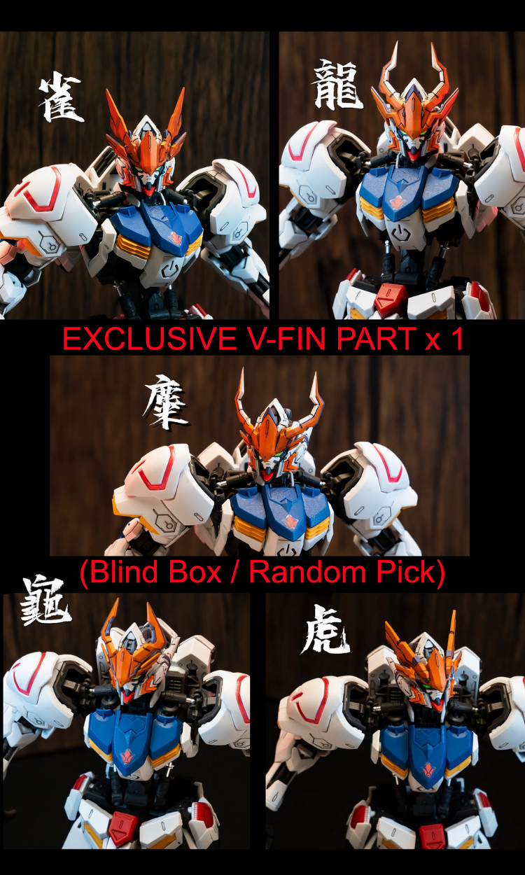 Tornado Hobby MG Gundam Barbatos Head 3D Printing Kit