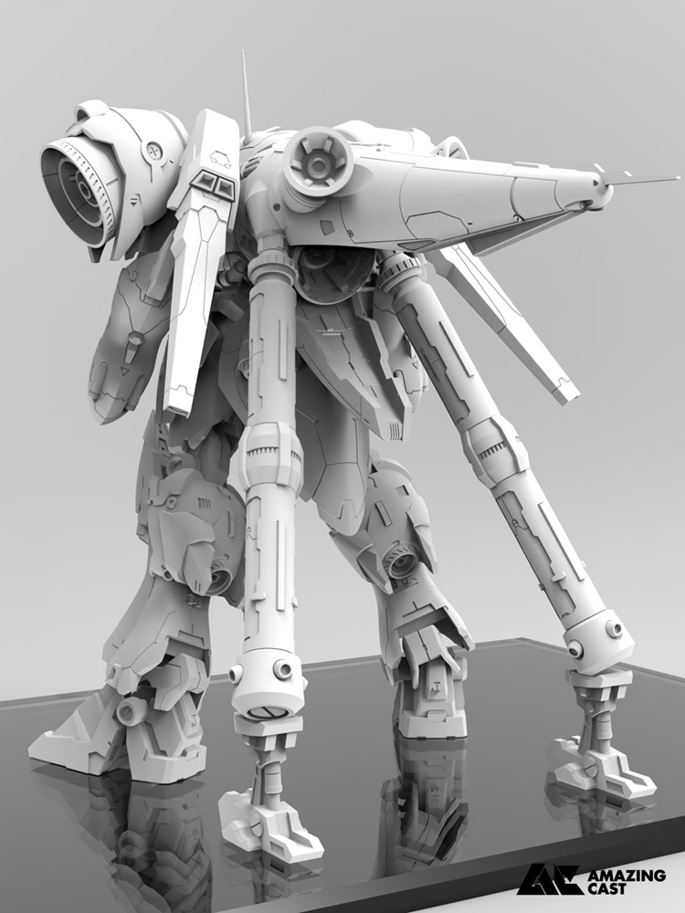 AC Studio 1-90 AGX-04 Gerbera Tetra Full Resin Kit
