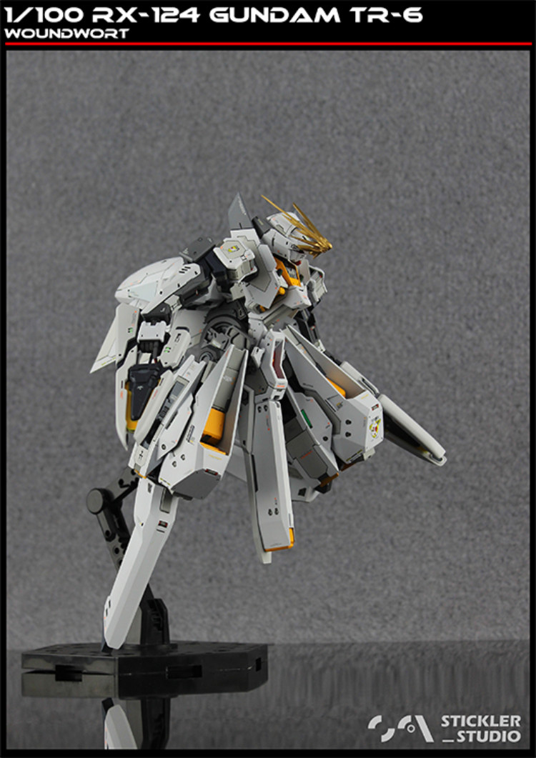 Stickler Studio 1-100 RX-124 Gundam TR-6 Woundwort Full Resin Kit