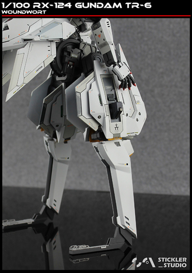 Stickler Studio 1-100 RX-124 Gundam TR-6 Woundwort Full Resin Kit 