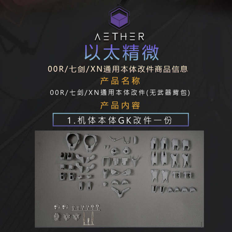 AEther 1/100 Gundam 00 Raiser Conversion Kit
