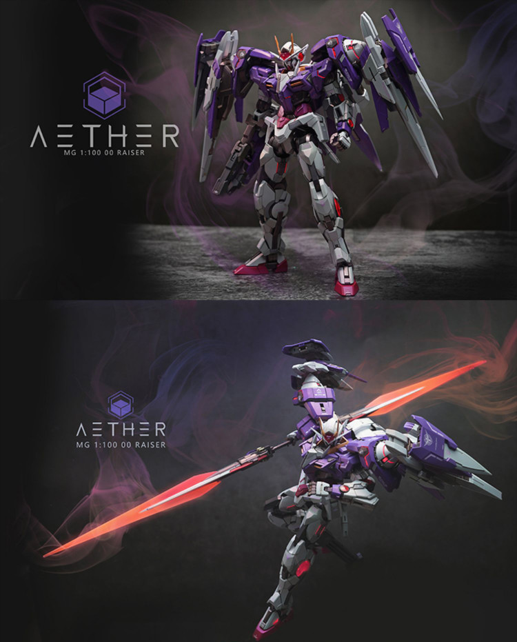 Aether 1-100 Gundam 00 Raiser Conversion Kit