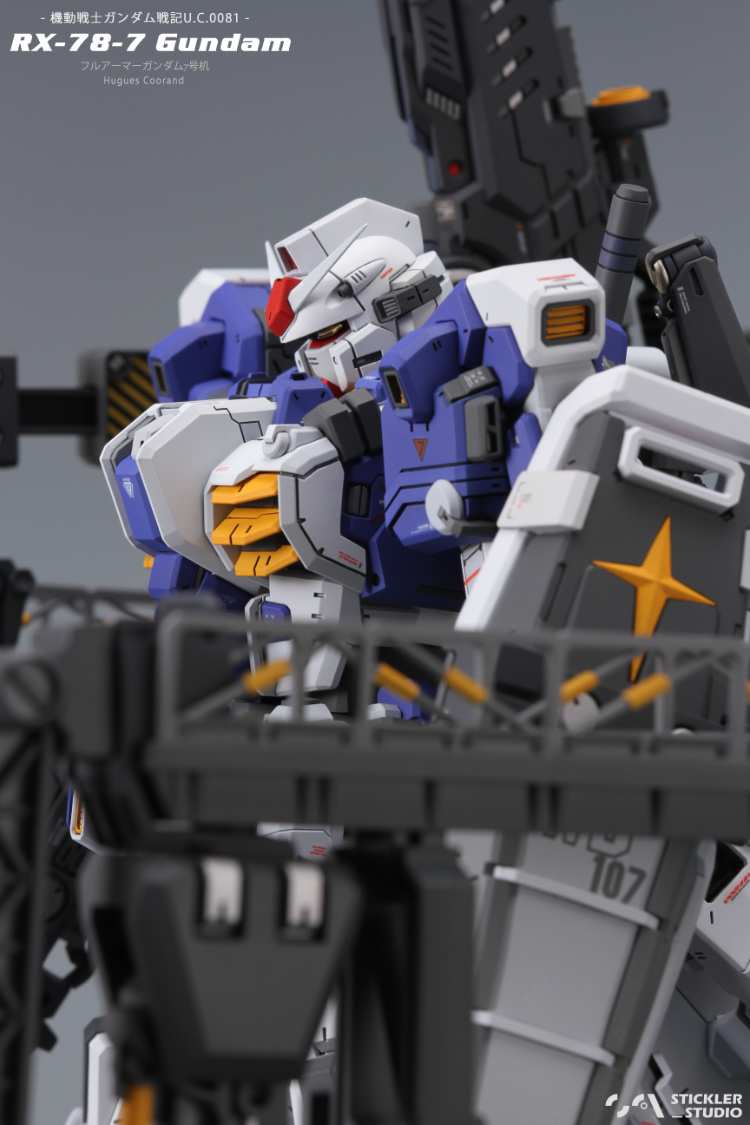 Stickler Studio 1 100 RX 78 7 Full Armor 7th Gundam Conversion Kit 15