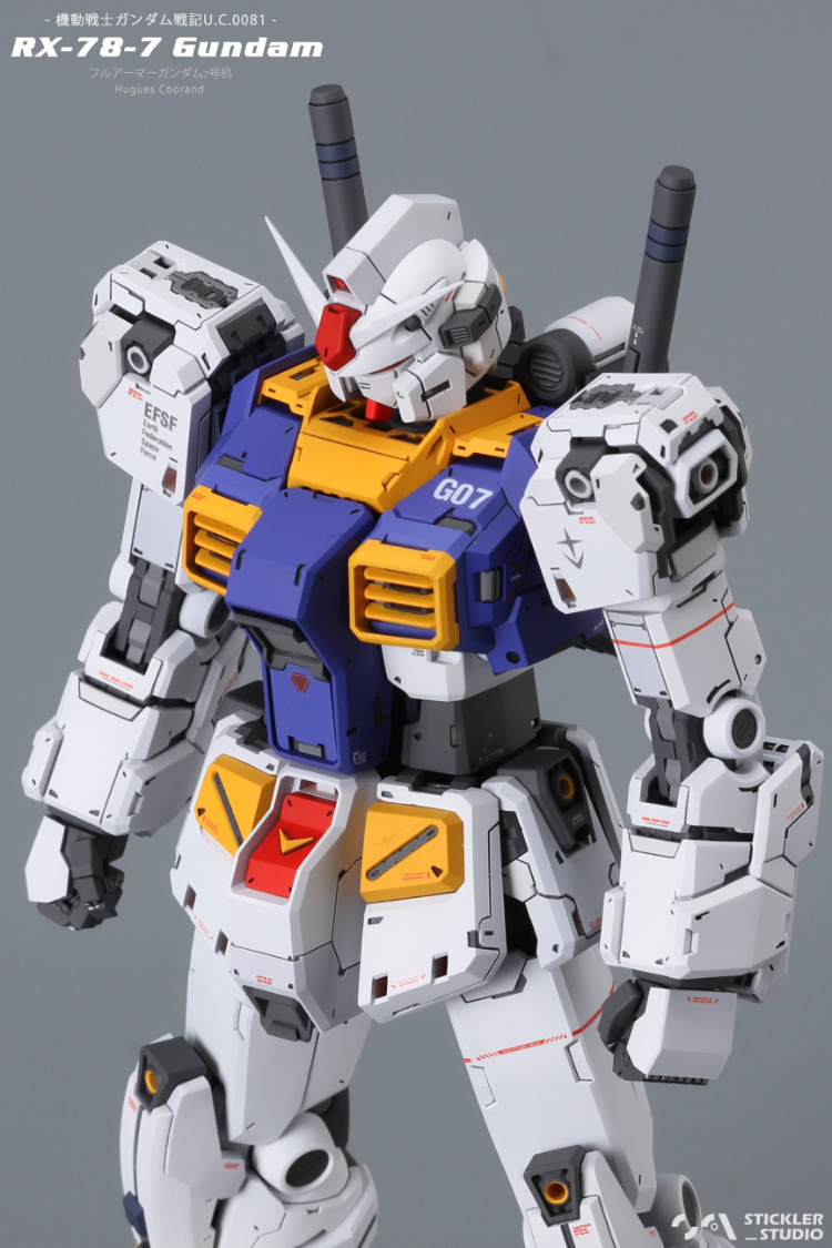 Stickler Studio 1 100 RX 78 7 Full Armor 7th Gundam Conversion Kit 27