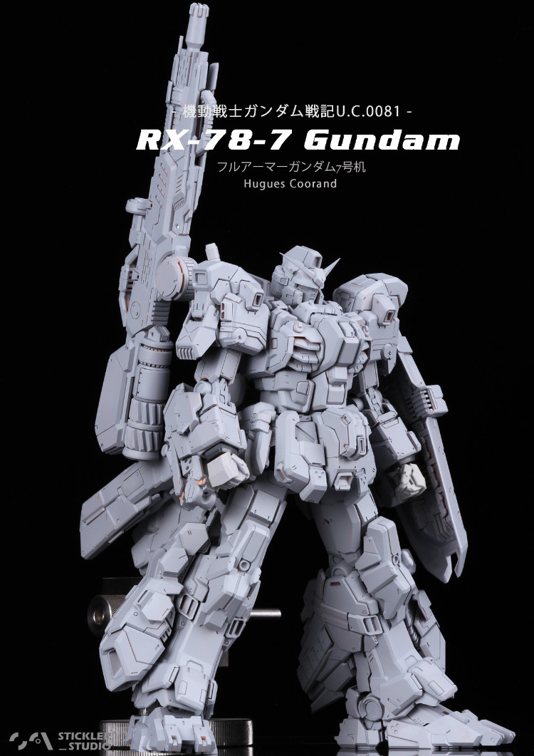 Stickler Studio 1 100 RX 78 7 Gundam Conversion Kit 01