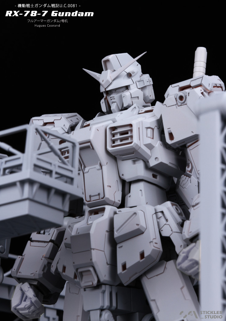 Stickler Studio 1 100 RX 78 7 Gundam Conversion Kit 02