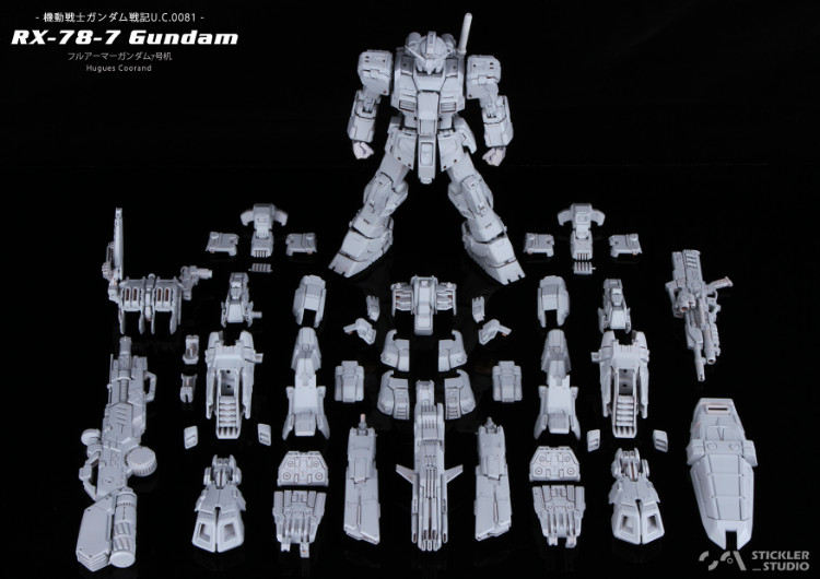 Stickler Studio 1 100 RX 78 7 Gundam Conversion Kit 04