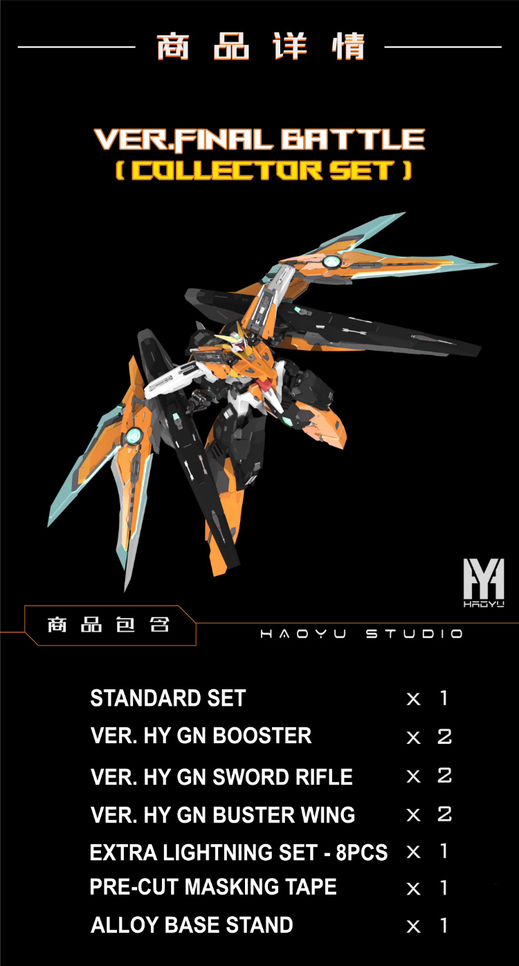 HAOYU Studio 1/100 Gundam Harute ver.Final Battle Full Resin Kit (Collectior Set)