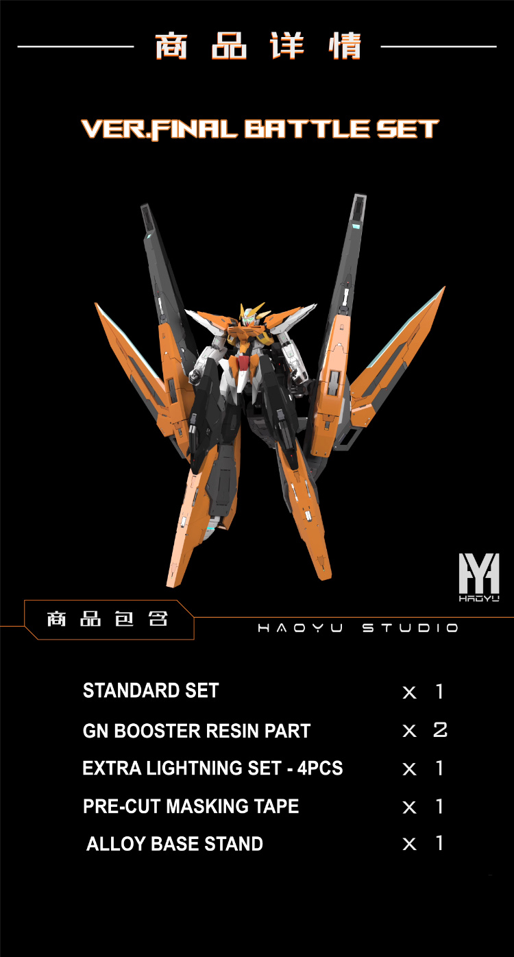 HAOYU Studio 1/100 Gundam Harute ver.Final Battle Full Resin Kit