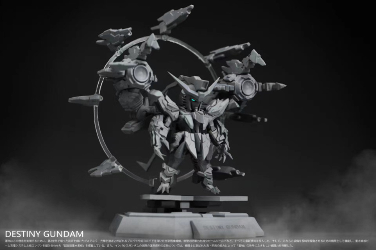 No.26 Studio FW Destiny Gundam ver.White Tiger Full Resin Kit