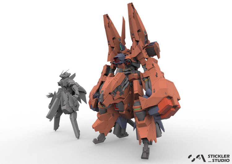 Stickler Studio 1-100 Fenris-Wolf Full Resin Kit