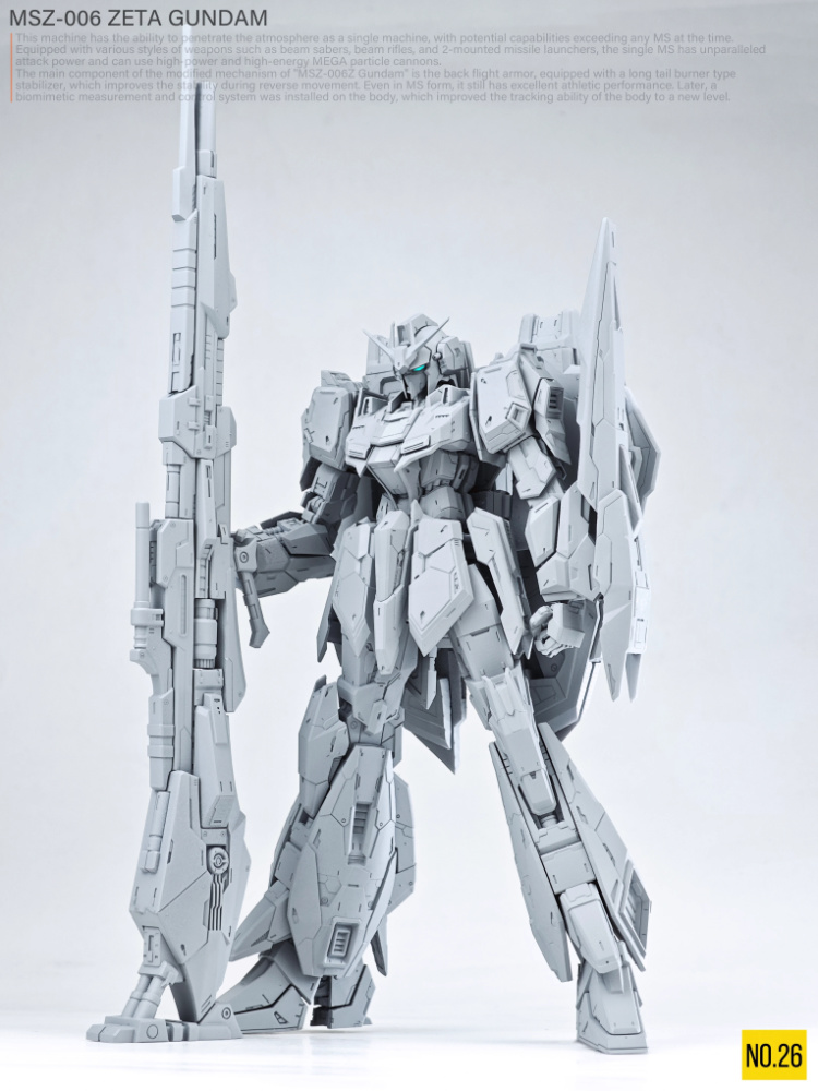 No.26 Studio 1/100 Zeta Gundam Full Resin Kit