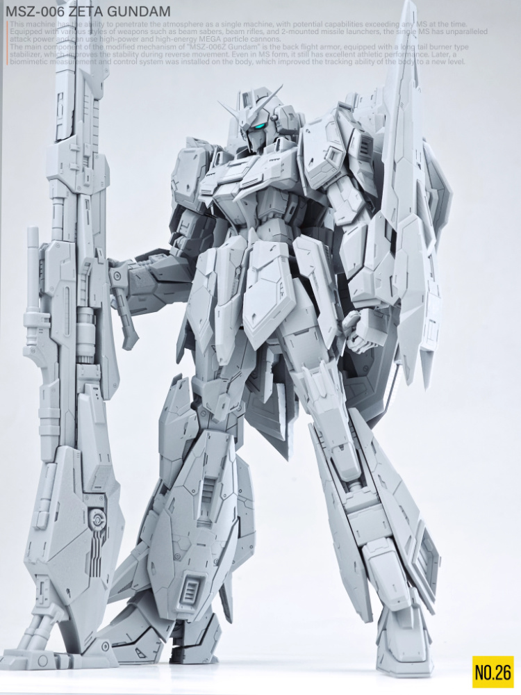 No.26 Studio 1/100 Zeta Gundam Full Resin Kit