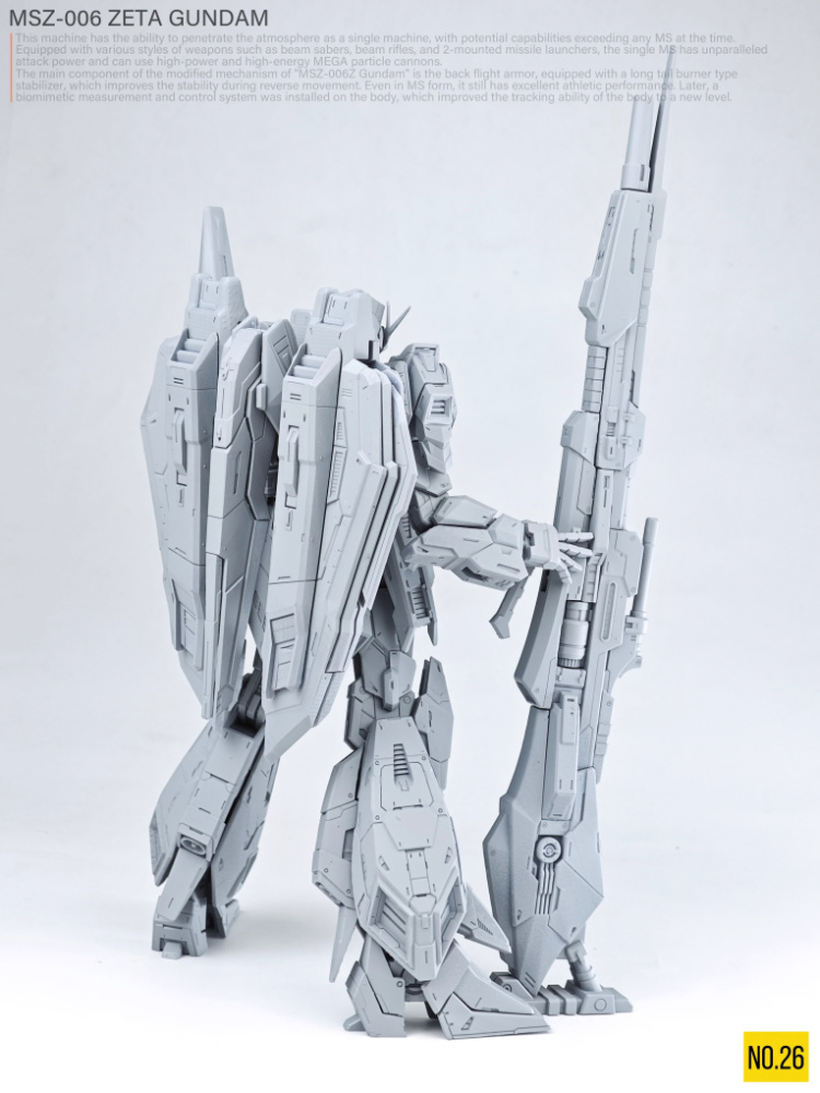 No.26 Studio 1/100 Zeta Gundam Full Resin Kit