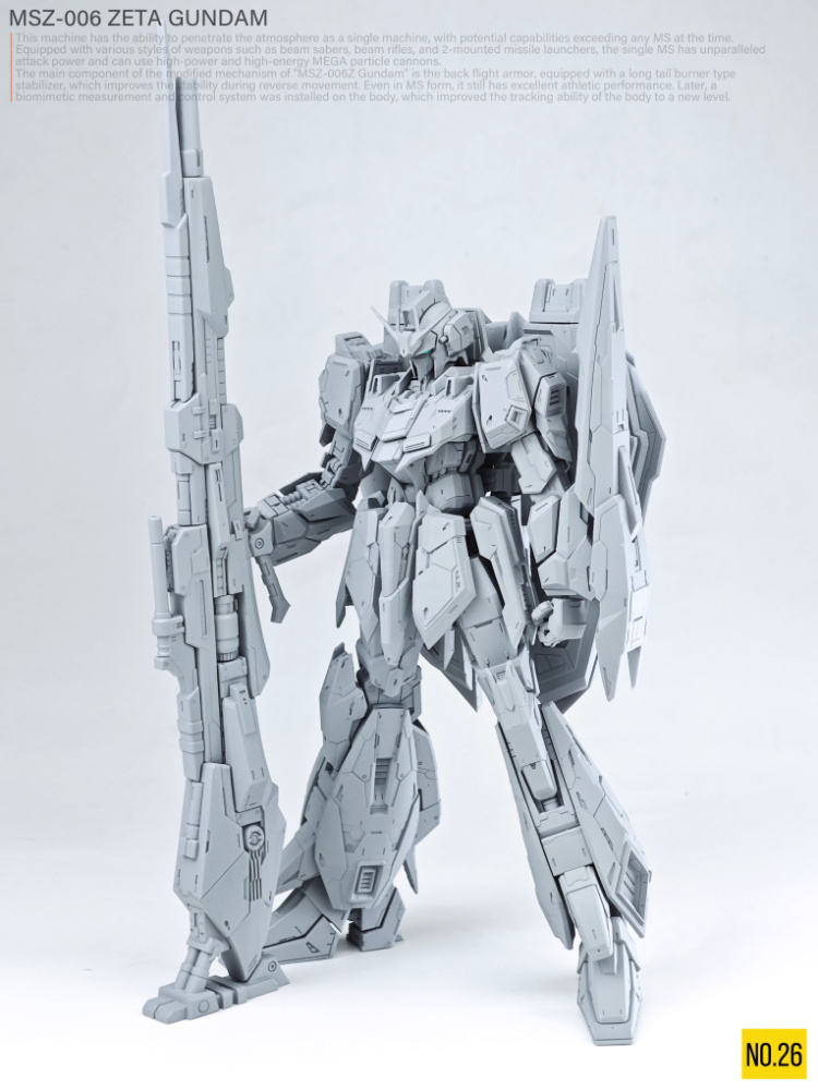No.26 Studio 1/100 Zeta Gundam Full Resin Kit