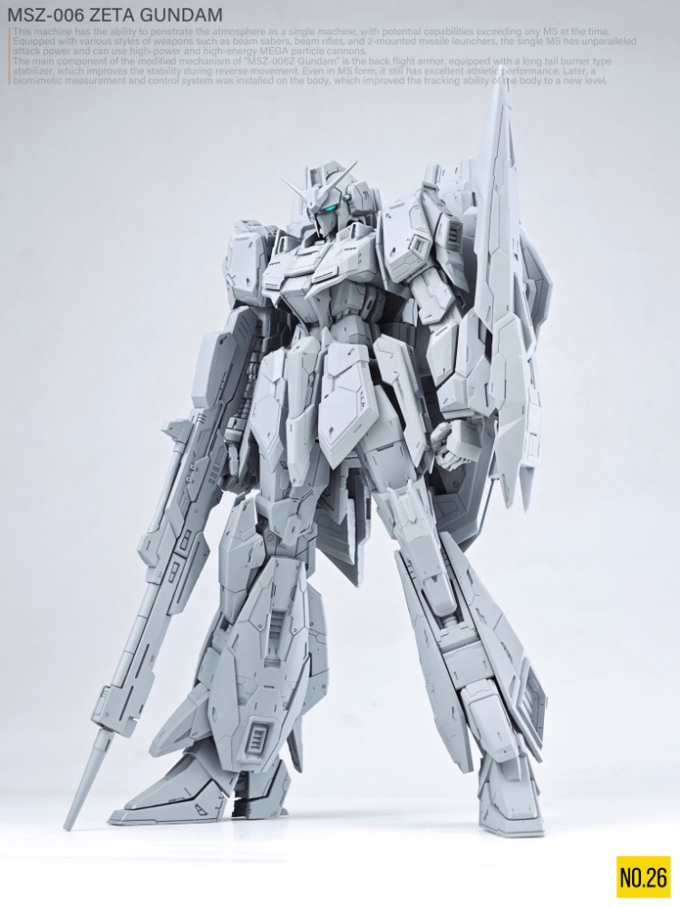 No.26 Studio 1/100 Zeta Gundam Full Resin Kit