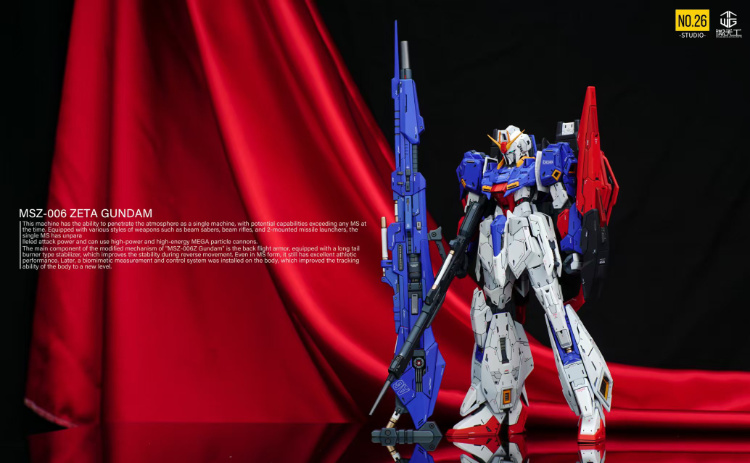 No.26 Studio 1/100 Zeta Gundam Full Resin Kit