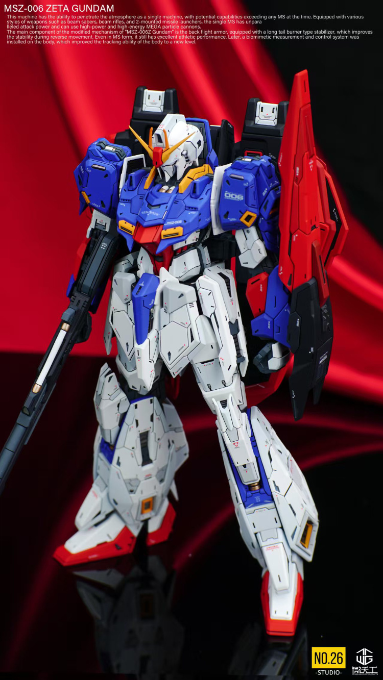 No.26 Studio 1/100 Zeta Gundam Full Resin Kit