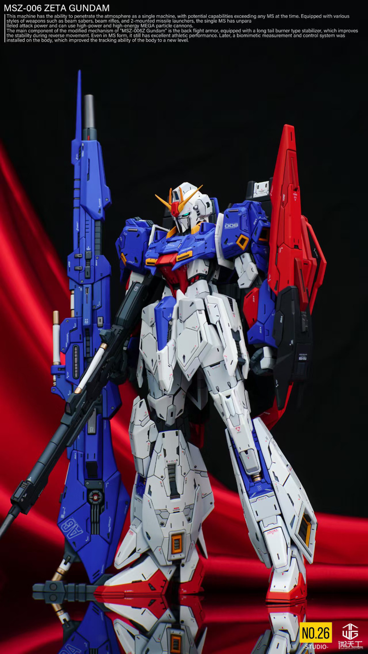 No.26 Studio 1/100 Zeta Gundam Full Resin Kit