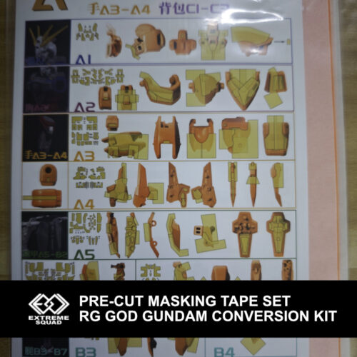 Extreme Squad 1/144 God Gundam Pre-Cut Masking Tape Set
