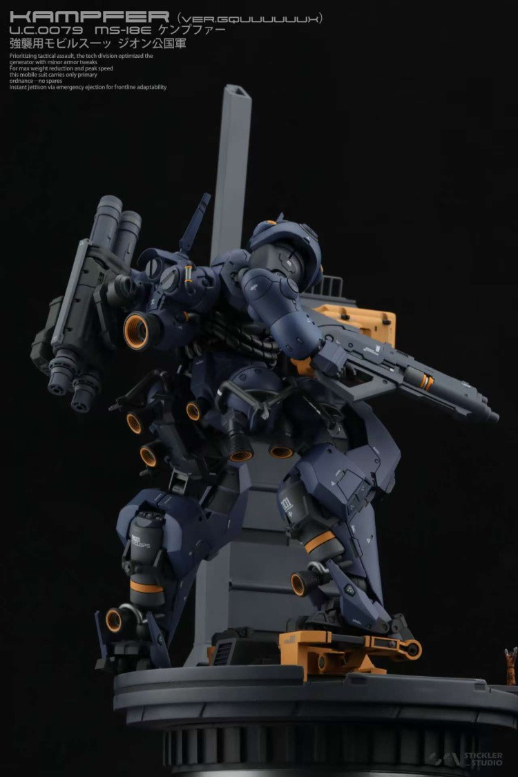 Stickler Studio 1/144 Hangar Display Base Full Resin Kit